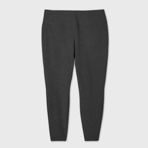 Women's High-Waisted Leggings A New Day Dark Gray Size XS