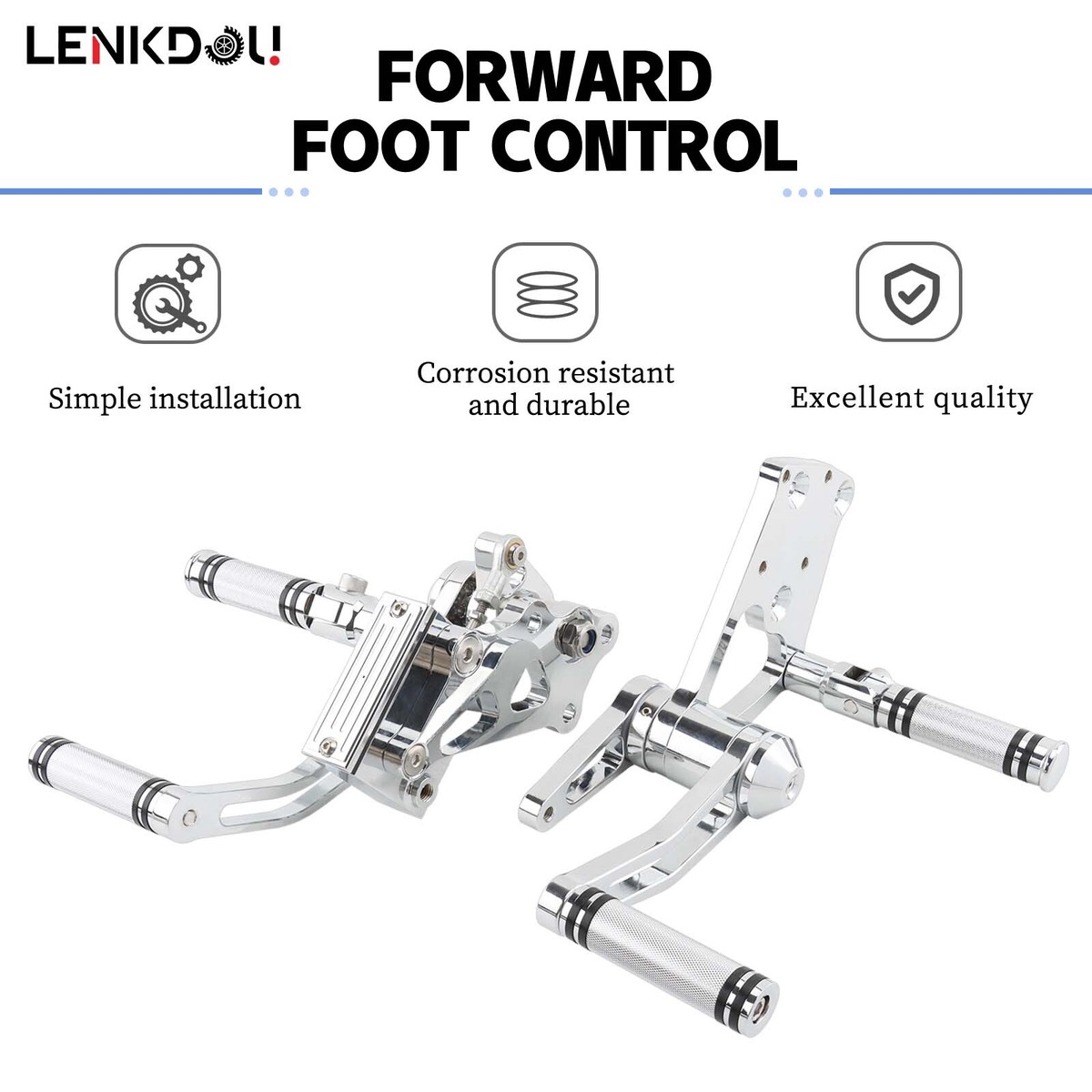 Billet Forward Controls Kit For Harley 00-17 Softail FXST