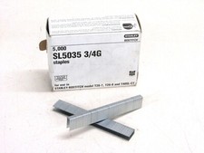 5,000 STANLEY / BOSTITCH 3/4"  STAPLES, #SL5035 3/4G