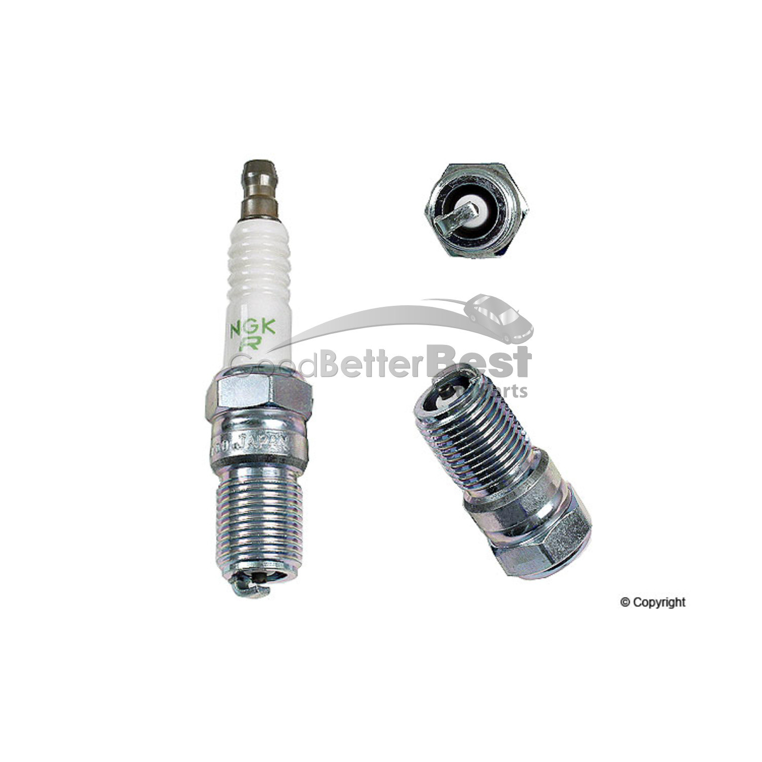 One New NGK Resistor Spark Plug 3177 BR6EF for Jaguar XJ12 XJRS XJS