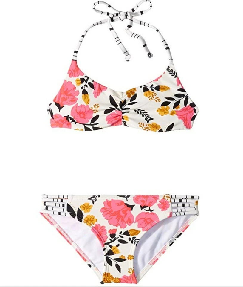 Billabong E3131 Kids Sun Dream Tali Set  Multi Girl's Swimwear Size 8 - Image 4 of 4