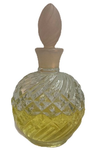 Avon Bath Oil Vintage 1980s Soft Swirls Bath Glass Decanter Skin So Soft - Picture 5 of 9