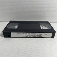 YIDDLE WITH HIS FIDDLE VHS Molly Picon, Max Bozyk 1937 Poland No Case