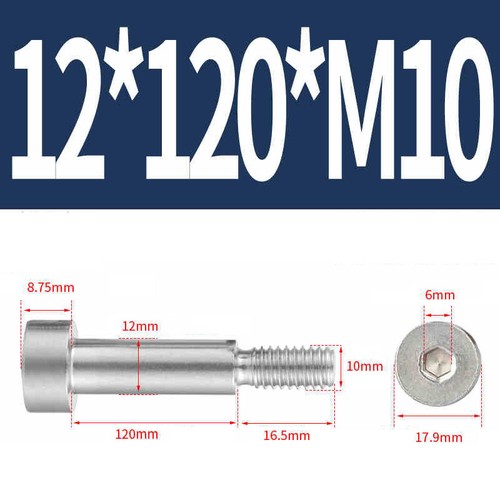 Tornillo de hombro de paso hexagonal interior M2 M2,5 M3 M4 M5 M6 M8 M10 acero inoxidable V2A A2 - Imagen 166 de 169