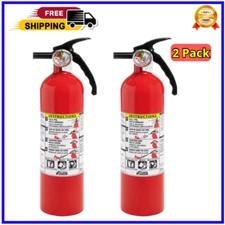 Set of 2 FIRE EXTINGUISHER For Car Truck Auto Marine Boat Kidde 3-Lb Dry