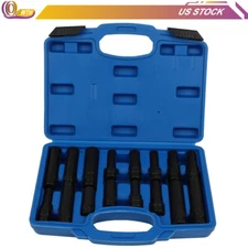 16Pcs Locking Lug Nut Master Set Wheel Lock Key Removal Tool Kit Double Hex-Head