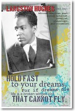 Langston Hughes - African American Poet - NEW Classroom Motivational POSTER
