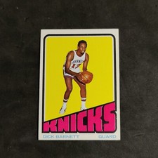 1972-73 TOPPS DICK BARNETT NEW YORK KNICKS #52 EXMT-NM