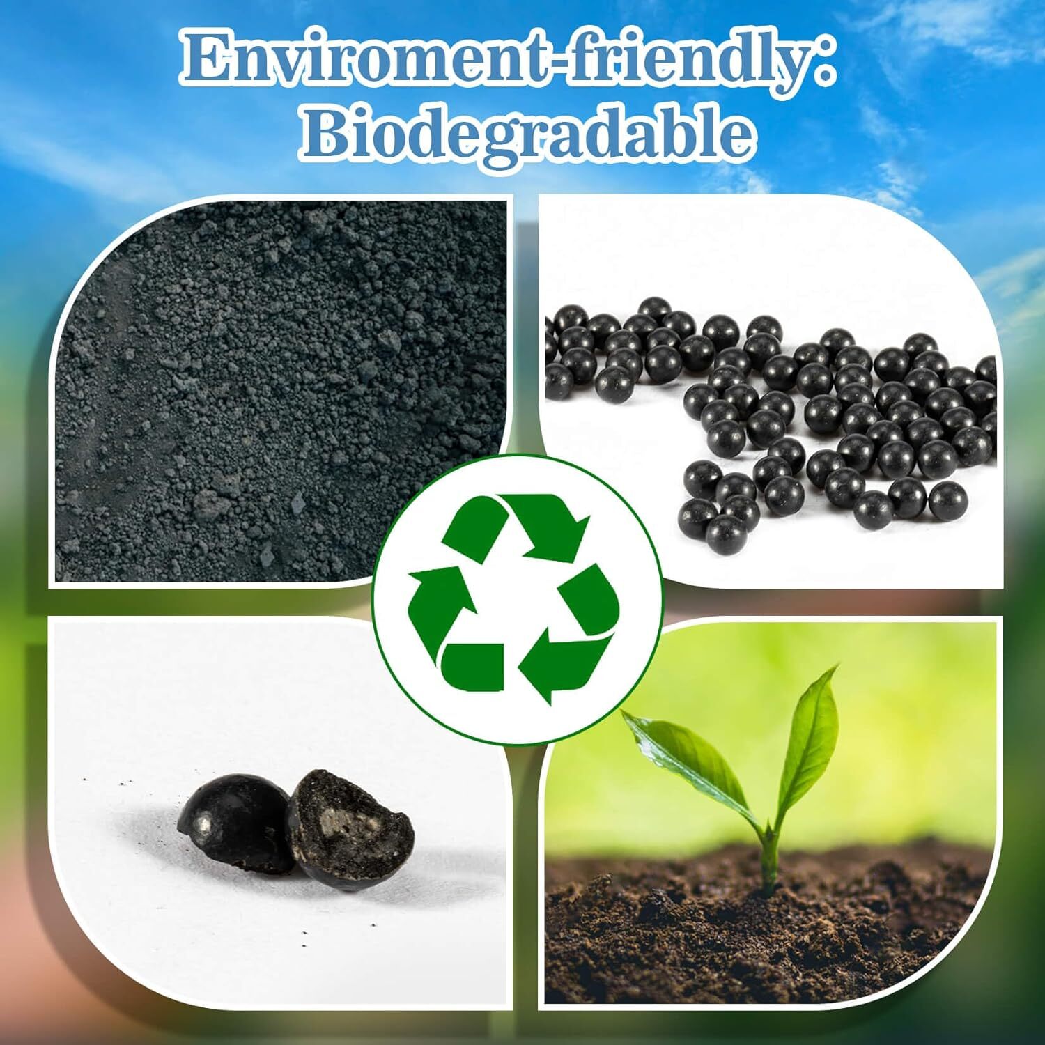 Clay Slingshot Ammo - Sling Shot Ammo Balls Biodegradable Professional Sli ⭐⭐⭐⭐⭐