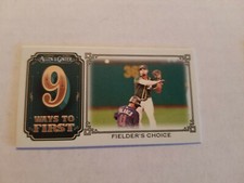2020 Allen & Ginter Mini 9 Ways to First Insert Fielders Choice #6 FREE SHIPPING
