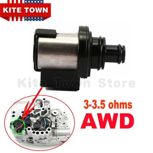 Torque Converter Lock-Up Solenoid For Subaru CVT TR580/TR690 - Brown, 12-13 Ohm, Replaces 31825AA050, 31825AA051, 31825AA052