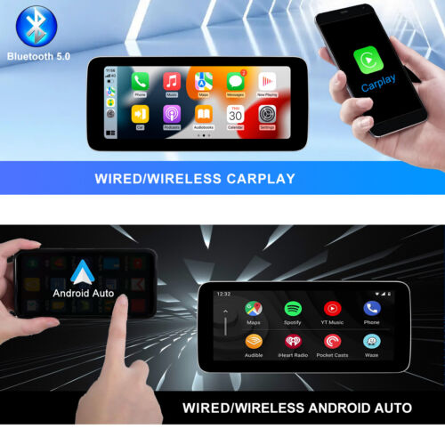 12.3" Android 13 Screen Carplay Mercedes Benz C W204 S204 NTG4.5 Car Stereo 128G - Bild 2 von 9