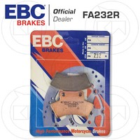 BremsbelÄGe Hinten Ebc Sinter FA232R Polaris 400 L 2X4 400 1994-1995