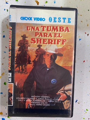 UNA TUMBA PARA EL SHERIFF VHS BETA CINTA VIDEO OESTE ANTHONY STEFFEN WESTERN