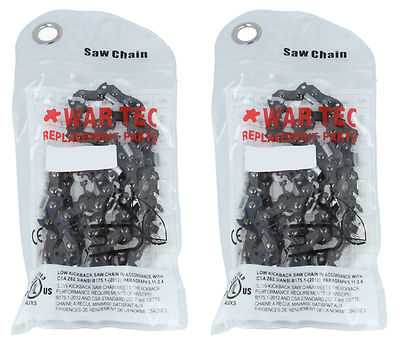 2er-Pack 325 Steigung 050 oder 1,3 mm Stärke 66 Antriebsglied Kettensäge Ketten GHS 1951