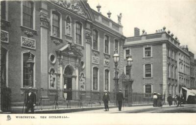 Worcester Worcestershire The Guildhall England OLD PHOTO