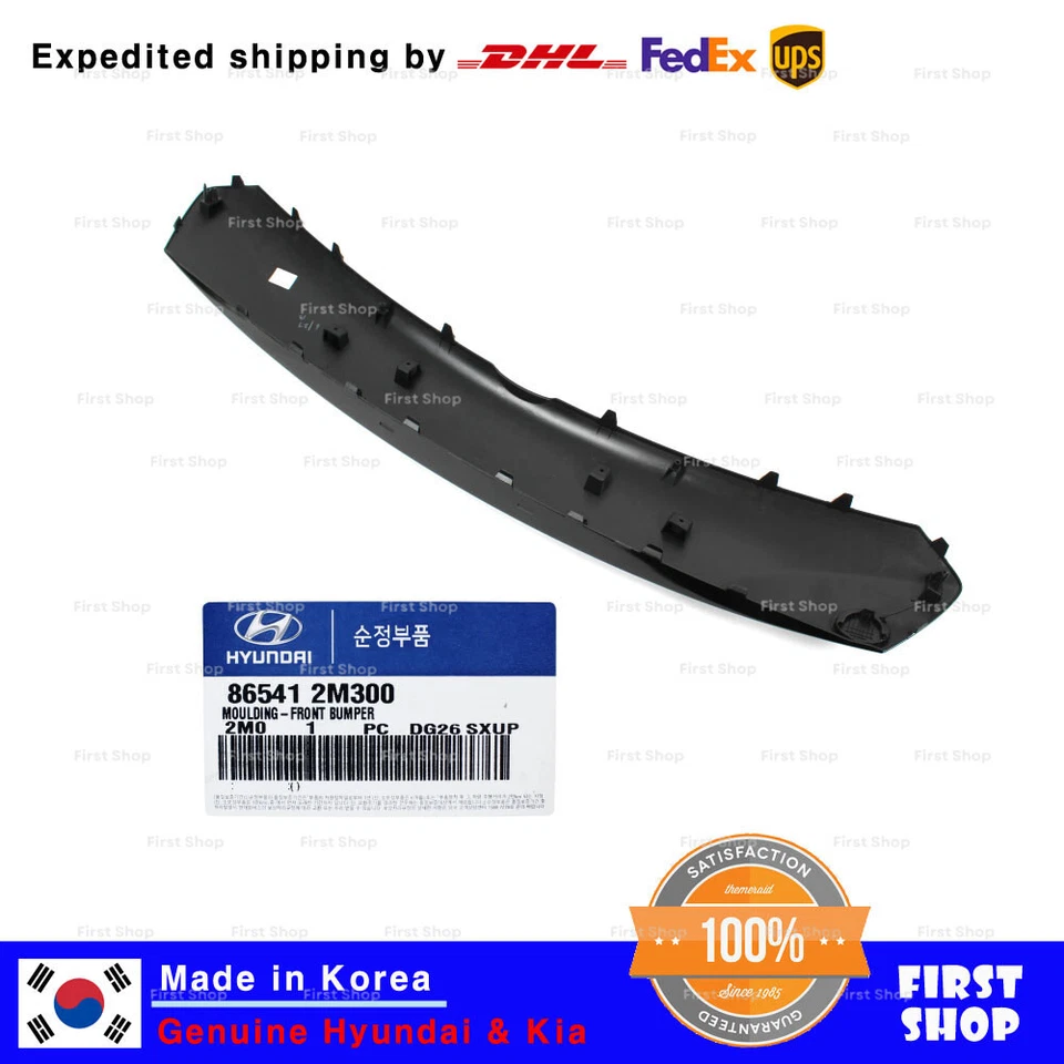 Moldura de rejilla inferior del radiador del parachoques delantero OEM para Hyundai Genesis Coupé 2013-17 Foto 3 de 4