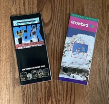 Vintage 1987/1988 Breckenridge/Snowbird Ski Resort Brochure