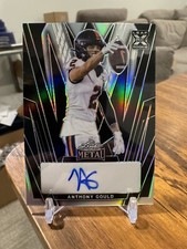 Anthony Gould 2024 Leaf Metal Football Black Rookie RC Auto #/6 🔥📈