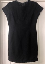 Women’s Black Short Sleeve Dress, Size Medium 