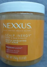 New Nexxus Scalp Inergy Gentle Scalp Exfoliating Scrub with Protein Fusion 