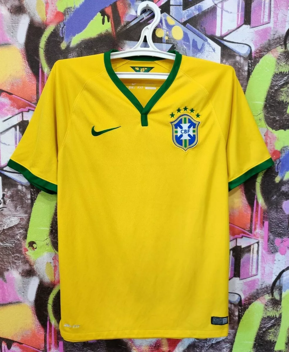 Brazil National Football Team 2014 Home Brasil Soccer Jersey Nike