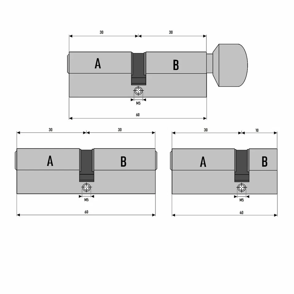 Locking System Configure Keyed Alike Knob and Profile Cylinder Lock - Image 2 of 4