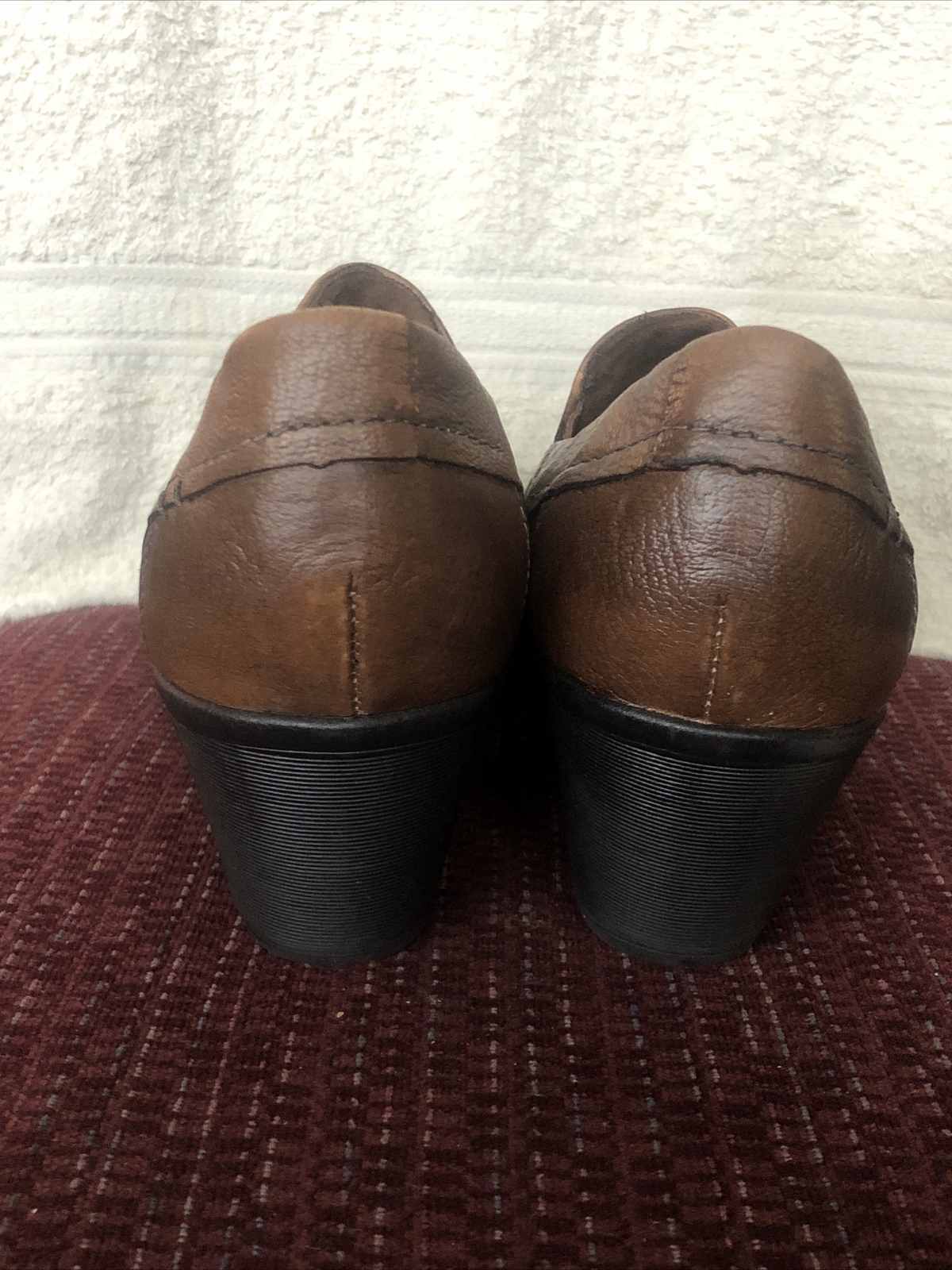 SAOLA Scarpe stivaletti Earth Origins donna US 11M derby pelle shootie marrone caviglia