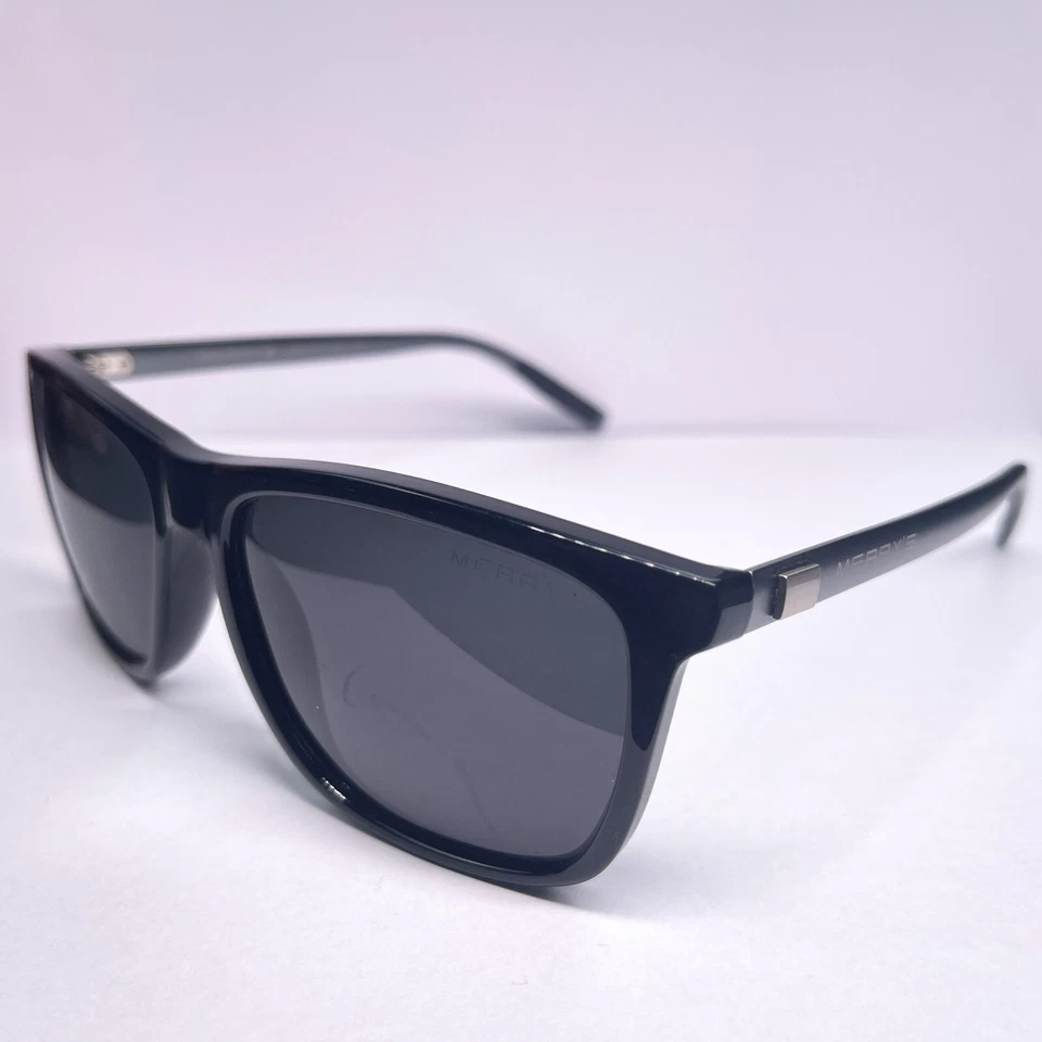 Gafas de sol Merry's S'8286 negras unisex de aluminio polarizado 56-16 140 Foto 2 de 4
