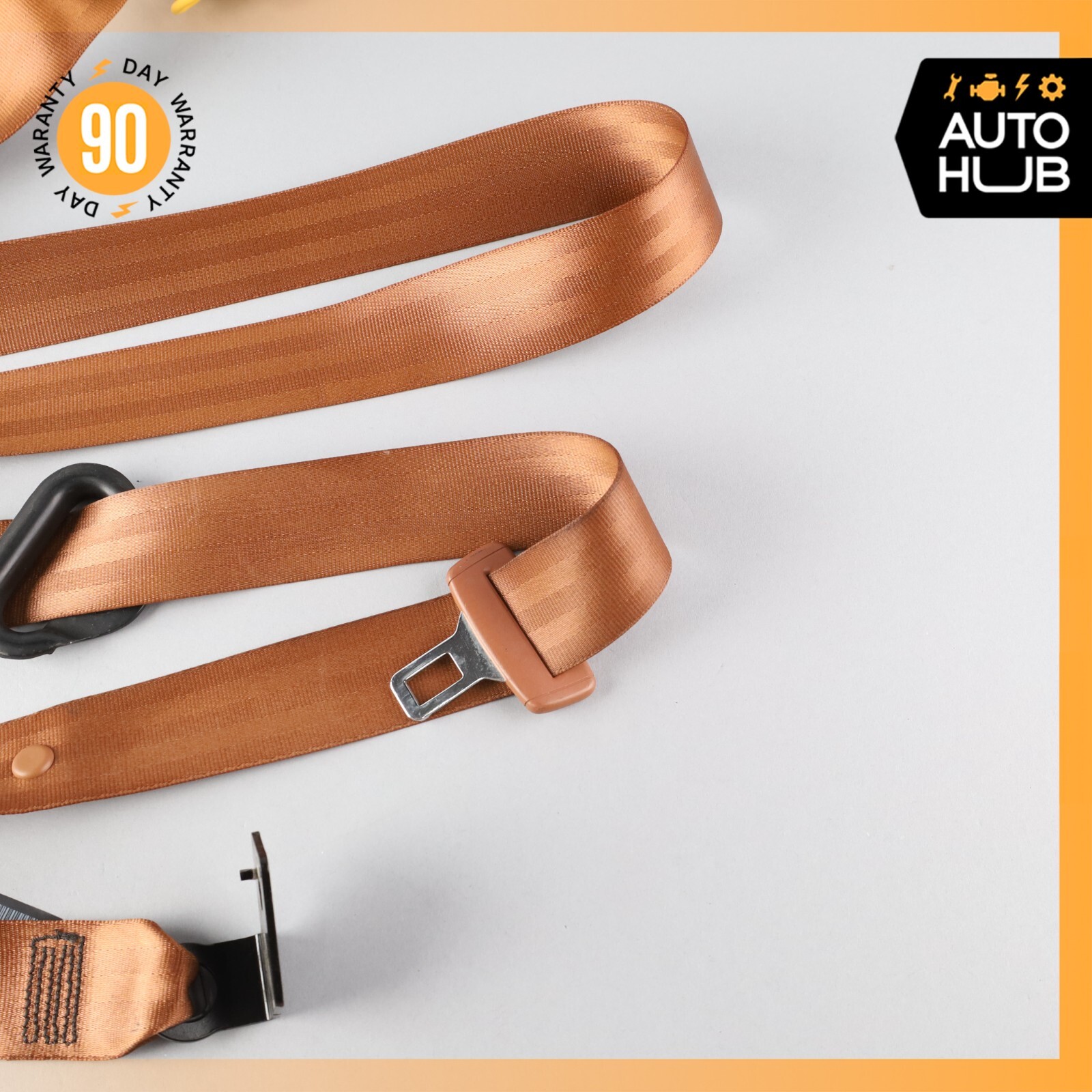 06-13 Bentley Continental Flying Spur Rear Right Side Seat Belt Brown OEM 58k