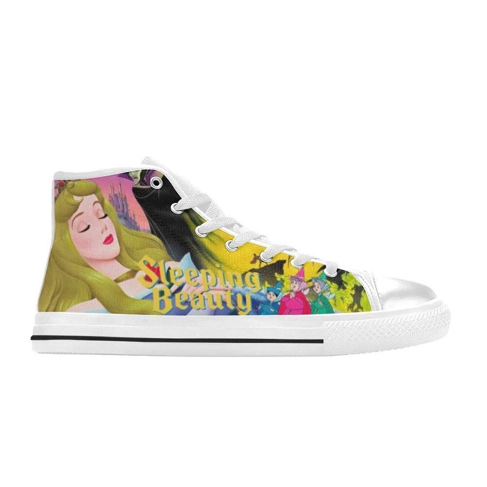 Sleeping Beauty High Top Shoes Sneakers