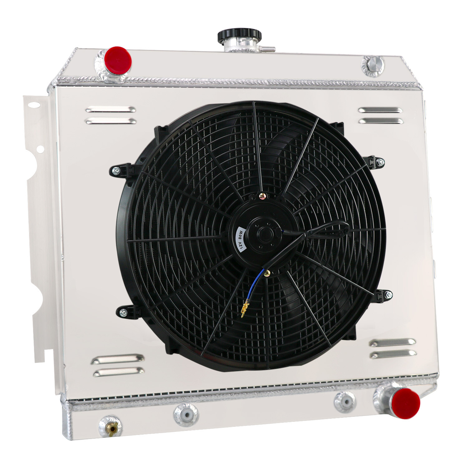 3 Row Radiator&Shroud&Fan Fits 1968-72 Dodge Charger/Coronet/Plymouth Satellite.