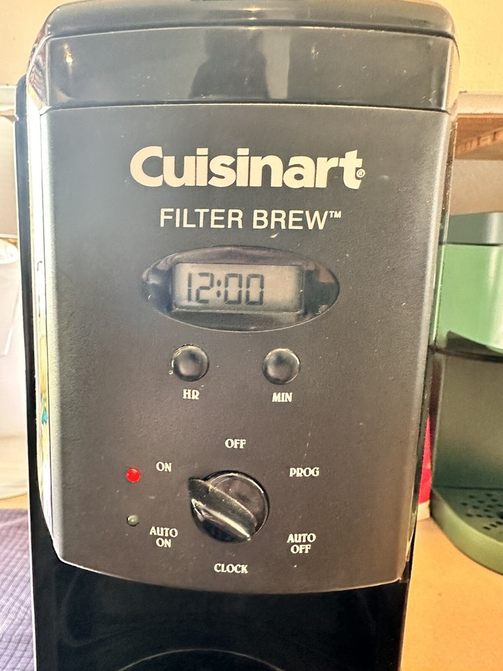 CUISINART Filter Brew 12 Cup Programmable Coffee Maker DCC1000BK eBay