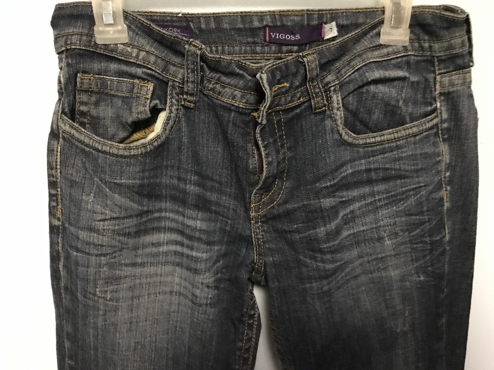 Jeans Vigoss Taille 7 Boot Cut Avec Poche à Boucle - Occasion Très Bon état