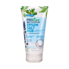 ProCure Science Plus Nature Epsom Salt Rub Treatment Gel Plus Aloe Vera 6 Ounce
