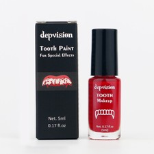 Red Tooth Paint Red Teeth Makeup Safe Quick Dry Realistic FOR Halloween Makeup