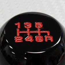 Black 6-speed Type-r Manual Aluminum Transmission Shift Shifter Knob Universal