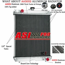 Aluminum Radiator For Kubota U45-3ST U50-3 KX121-3 KX121-3S KX161-3 Excavator.