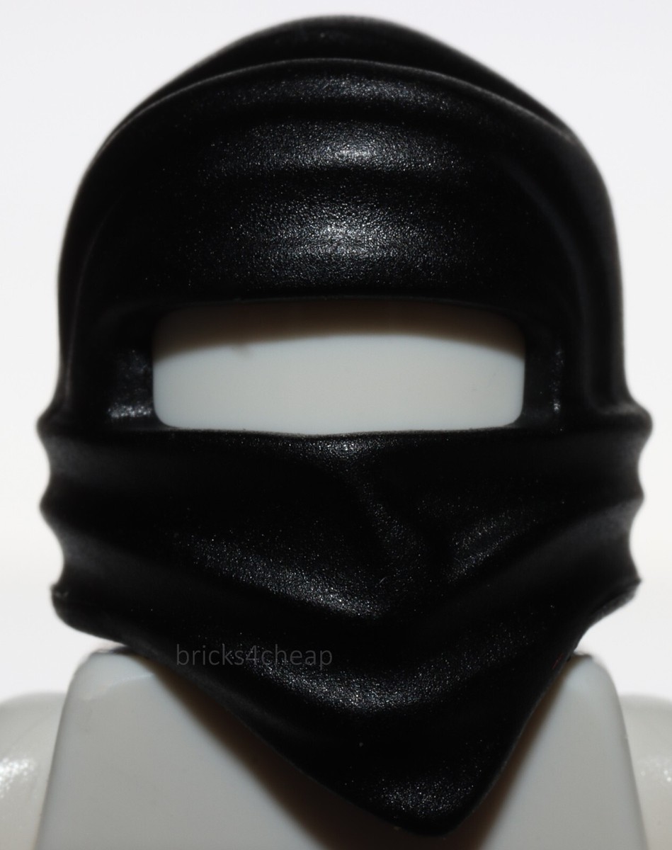 Lego Ninja Black Minifig Hood Wrap Head Gear Cole | eBay