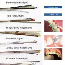 Dental Saw Diamond Metal Interproximal Polishing Finishing Strips Orthodontic