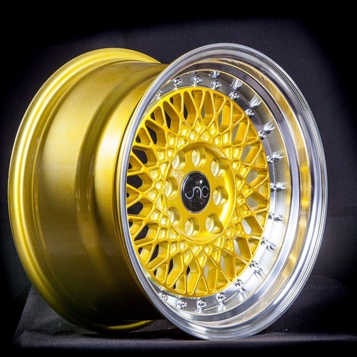 JNC Wheels Rim JNC031 Candy Gold Machined Lip 16x8 4x100 4x114 3 ET20 