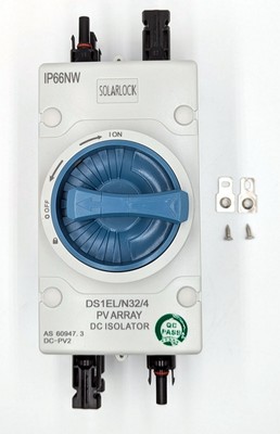 32 A PV-DC-Trennschalter, IP66-Solarsystem, Solar-Kombinationsbox, Isolierter Schalter Für Solarstromsysteme, Wohnmobile, Boote Und Netzunabhängige