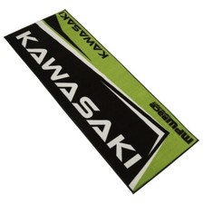 MPW Race Dept Rutschfeste 200x75cm Motorradgarage Werkstattmatte Kawasaki Gr&uuml;n
