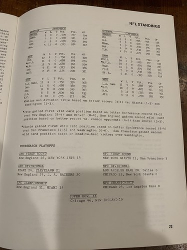 1986 NFL Cleveland Browns Prospectus RARE Kosar rookie Rc - Picture 6 of 6