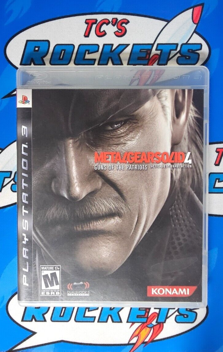 PS3 Playstation 3 Metal Gear Solid 4 Guns of the Patriots Tactical Espionage ED