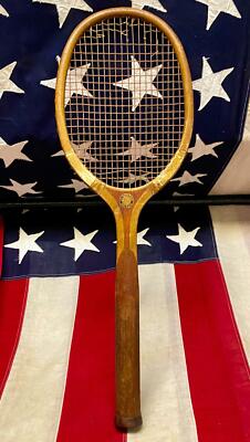 Flèche à raquette vintage en bois fendue tennis modèle BC