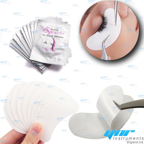 Salon Eyelash Lash Extensions Under Eye Gel Pads Lint Free Patches Make Up UK