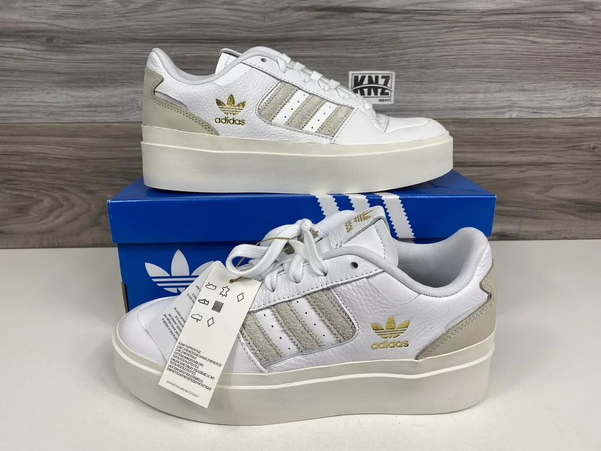 Women's Adidas FORUM Low Bonega Cloud White Orbit Grey Gold | size 8.5 |  GZ4294 | eBay