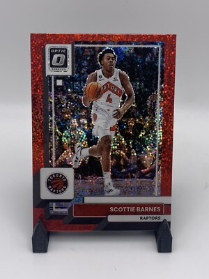 2022-23 Donruss Optic SCOTTIE BARNES Red Sparkle #20 NBA Toronto Raptors 