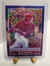 2021 Panini Chronicles Overdrive Blue Velocity Prizm #13 Juan Soto Nationals